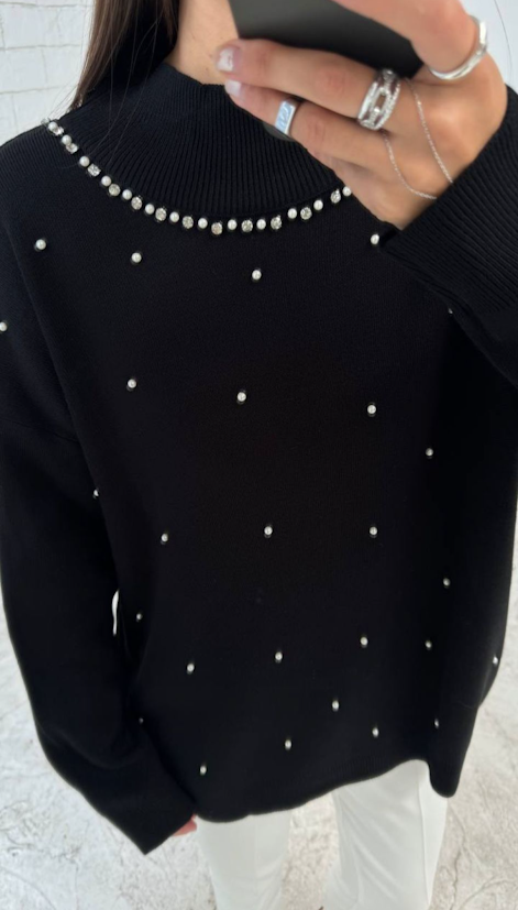 Pearl Embellished Sweater